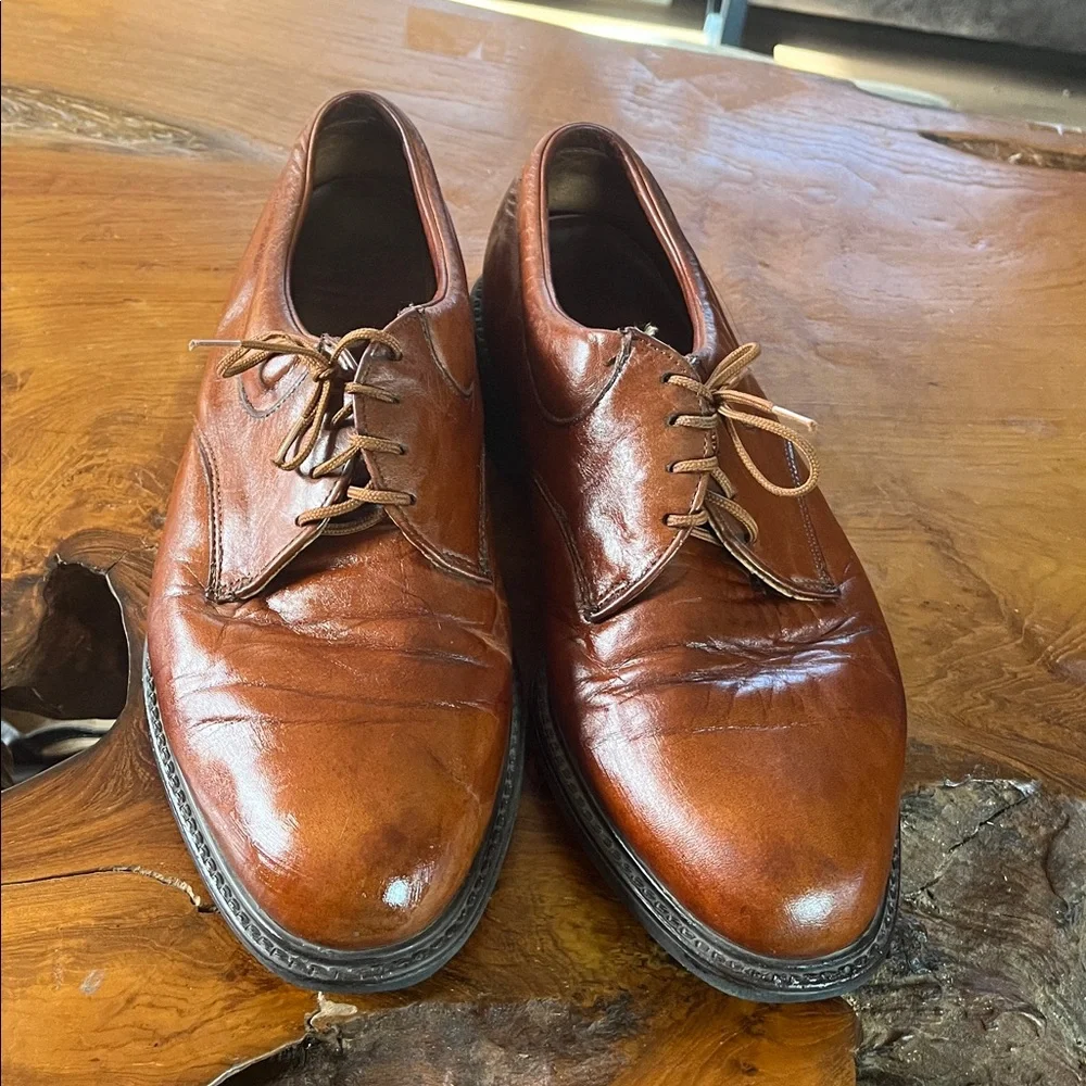 Sperry Men's Brown Leather Lace Up Dress Shoes size 10
